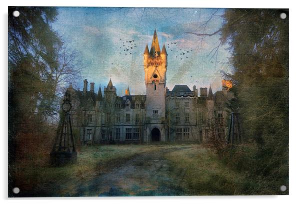 Castle Miranda Acrylic by Jason Green