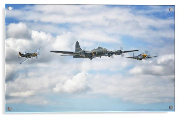  Sally B with her little friends Acrylic by Jason Green