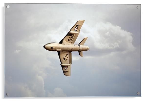 Hawker Hunter Acrylic by Jason Green