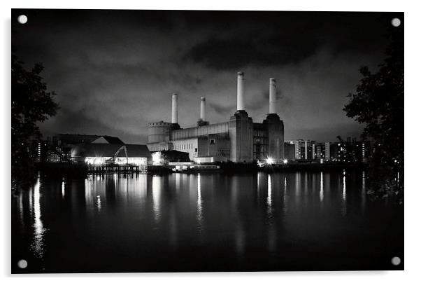  Battersea Power Station Acrylic by Jason Green