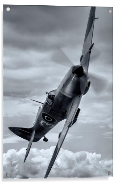 BBMF Spitfire Acrylic by Jason Green