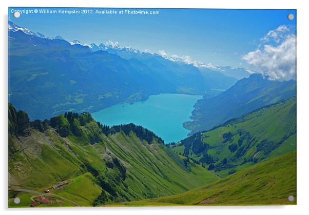 Top of Brienz Acrylic by William Kempster