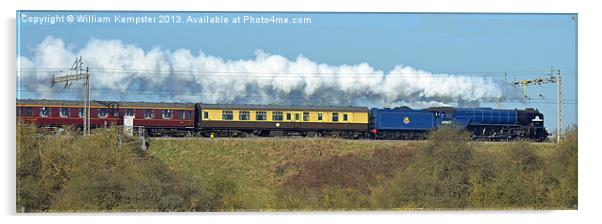 The Cathedrals Express Acrylic by William Kempster