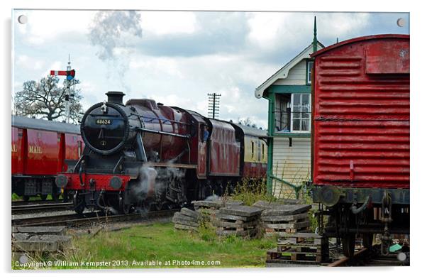 Southern Built 8F No 48624 Acrylic by William Kempster