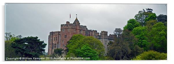 Dunster Castle Acrylic by William Kempster