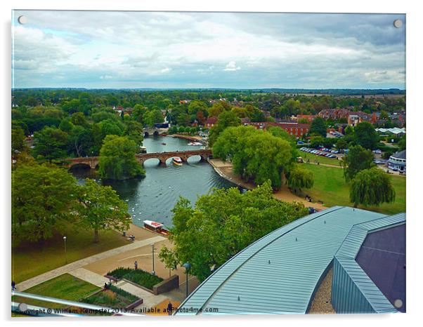 Stratford Upon Avon Acrylic by William Kempster