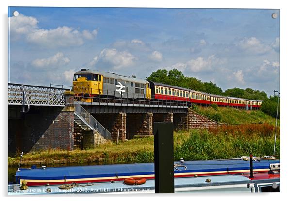 Nene Valley Railway Diesel Class 31 No 31108 Acrylic by William Kempster