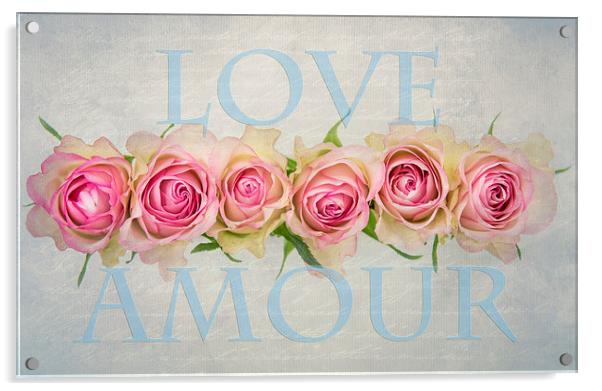 Love Amour Acrylic by Abdul Kadir Audah