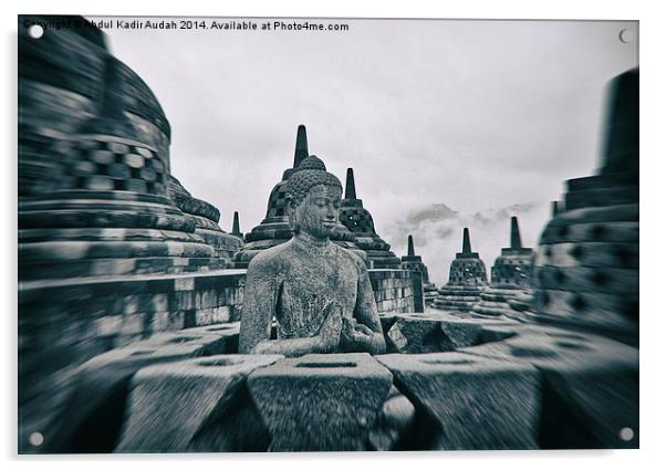  Borobudur in my mind Acrylic by Abdul Kadir Audah