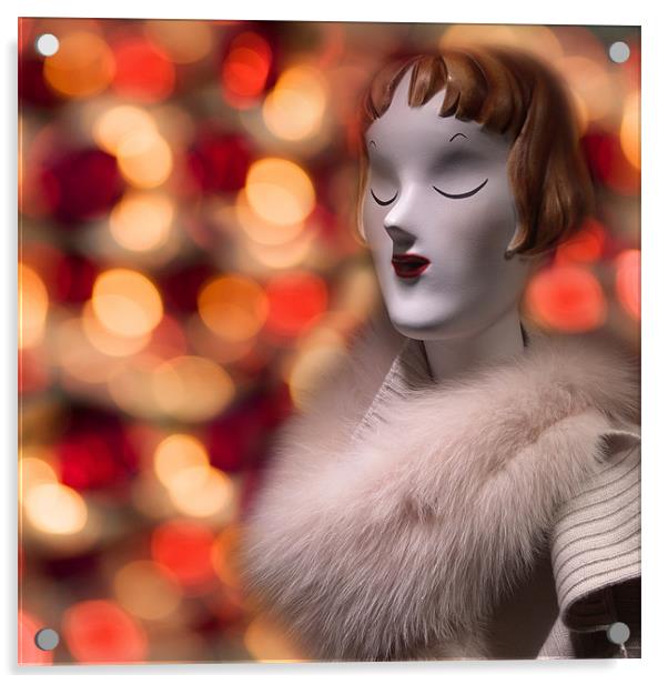 Mannequin in New York Acrylic by Abdul Kadir Audah
