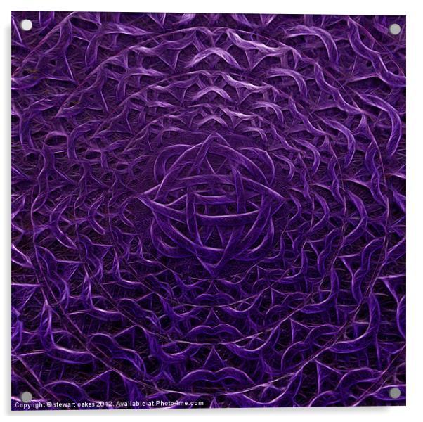 Celtic designs and patterns 34 Acrylic by stewart oakes