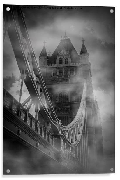 Tower Bridge 1894 London Acrylic by stewart oakes