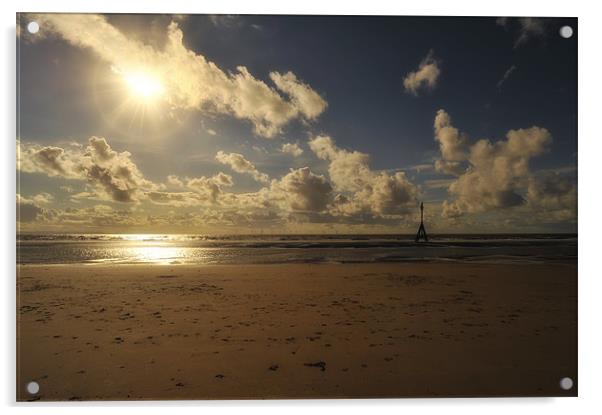 CROSBY BEACH Acrylic by Shaun Dickinson