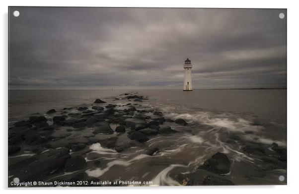 Perch Rock Lighthouse Acrylic by Shaun Dickinson