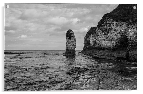 flamborough head Acrylic by Andrew Rotherham