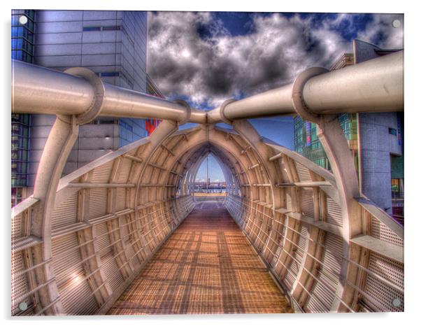 Liverpool Bridge HDR Acrylic by Paul Madden