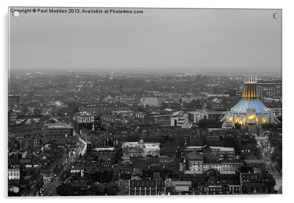 Illuminated Metropolitan Cathedral Acrylic by Paul Madden