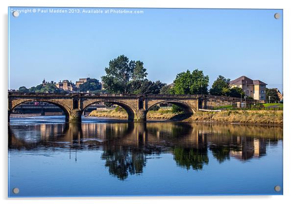 River Lune Bridge Acrylic by Paul Madden