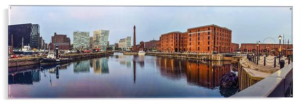 Canning Dock Panoramic Acrylic by Paul Madden