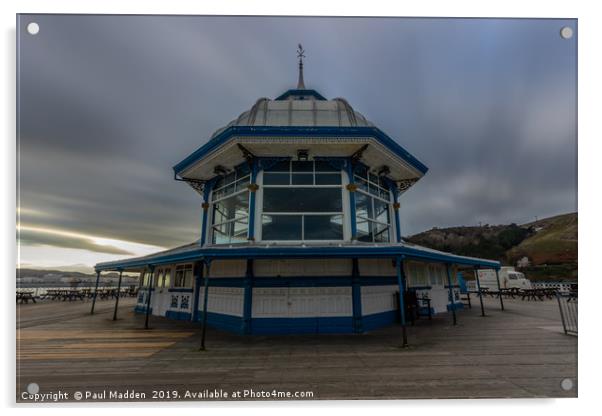 Llandudno Pier Acrylic by Paul Madden