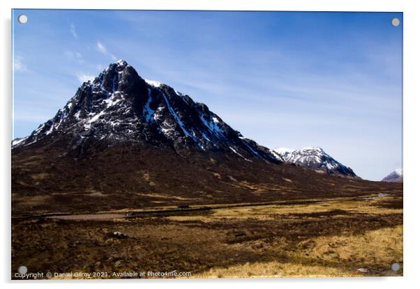 Buachaille Etive Mòr Acrylic by Daniel Gilroy