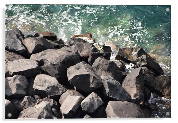 Marina Grand on the Rocks Acrylic by Luke Wakely