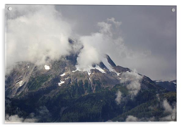 Alaska mounting range Acrylic by Martyn Bennett