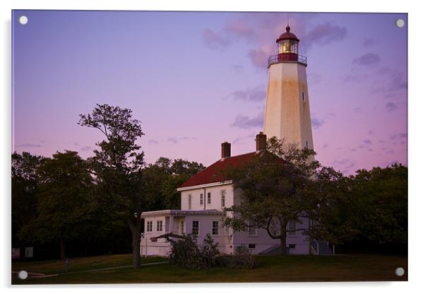 Sandy Hook Lighthouse -2 Acrylic by bill lawson