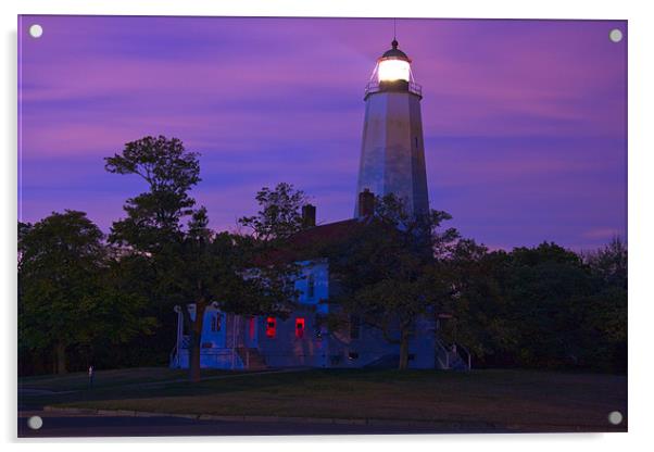Sandy Hook Lighthouse Acrylic by bill lawson