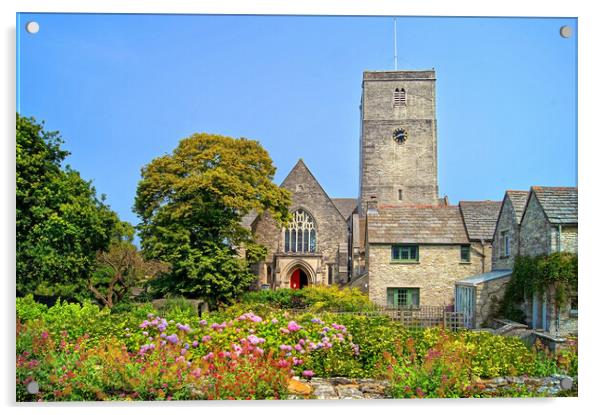 St Marys Church, Swanage Acrylic by Darren Galpin