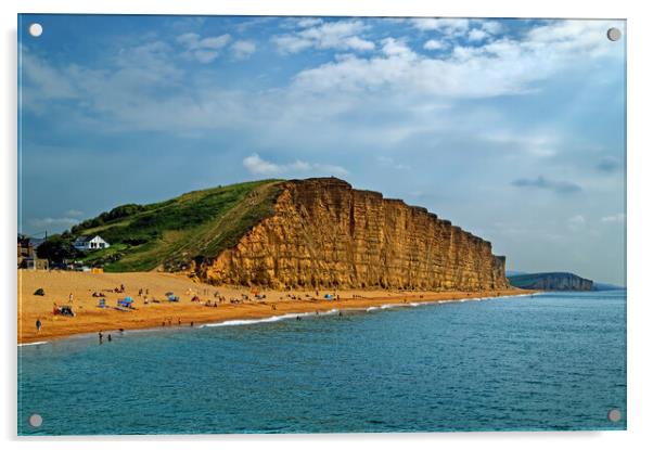 Sunny Day at West Bay Acrylic by Darren Galpin