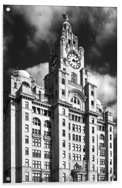 Royal Liver Building Acrylic by Darren Galpin