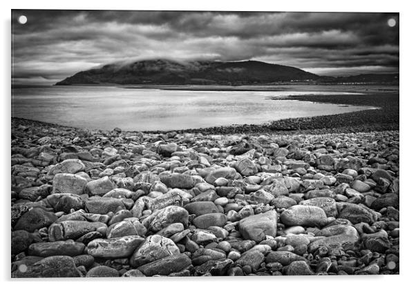 Porlock Weir Beach Acrylic by Darren Galpin