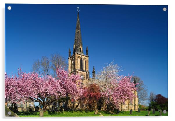 Holy Trinity Church, Elsecar Acrylic by Darren Galpin