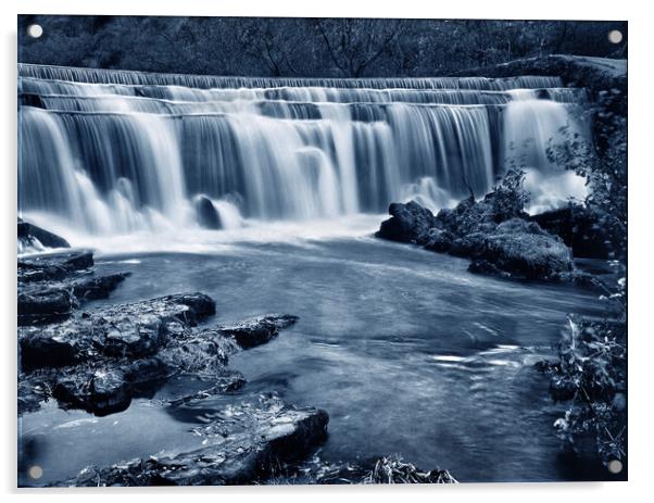 Monsal Weir  Acrylic by Darren Galpin