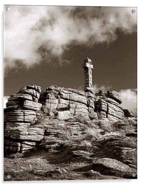 Brat Tor & Widgery Cross Acrylic by Darren Galpin