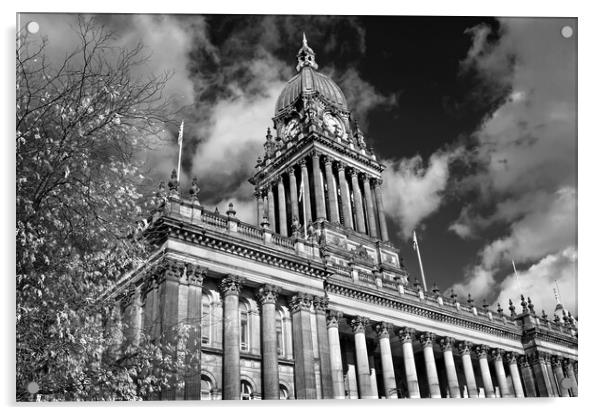 Leeds Town Hall  Acrylic by Darren Galpin