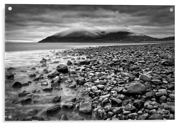 Porlock Weir Beach  Acrylic by Darren Galpin