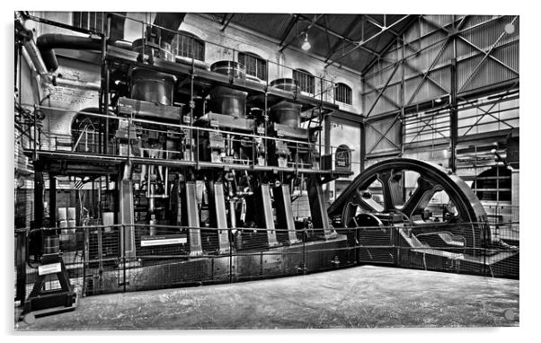 River Don Engine, Sheffield Acrylic by Darren Galpin