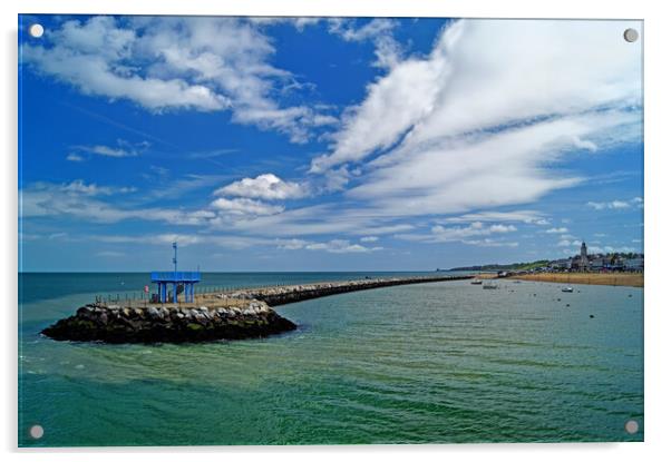 Neptunes Arm, Herne Bay, Kent  Acrylic by Darren Galpin