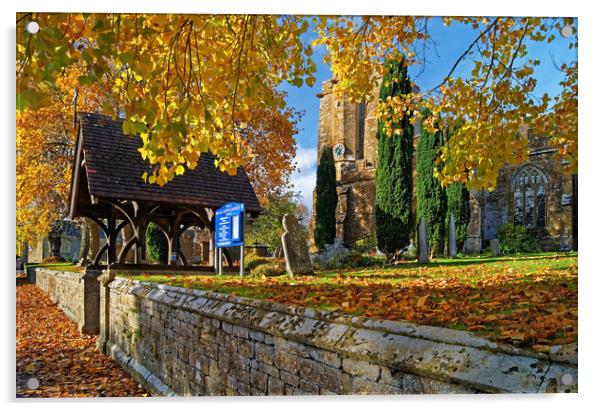 Church of All Saints, Merriott, Somerset Acrylic by Darren Galpin