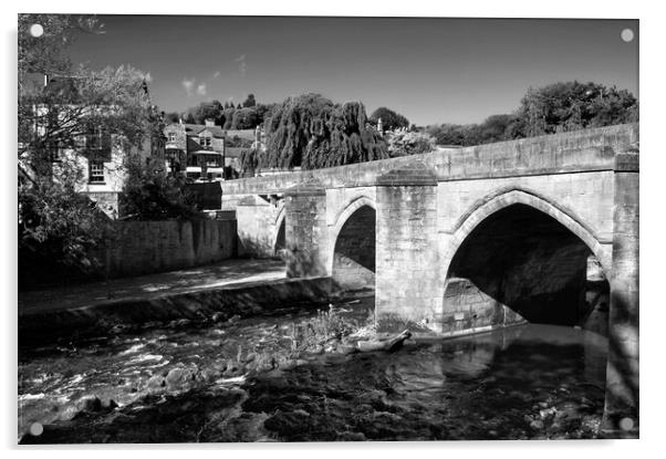 Matlock Bridge & River Derwent Acrylic by Darren Galpin