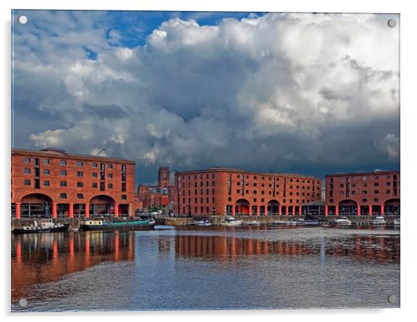 Royal Albert Dock, Liverpool Acrylic by Darren Galpin