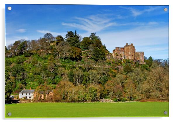 Dunster Castle, Somerset Acrylic by Darren Galpin