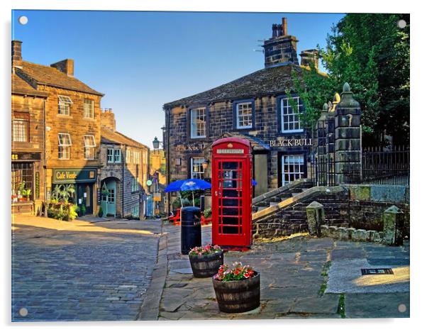 Haworth Main Street Acrylic by Darren Galpin