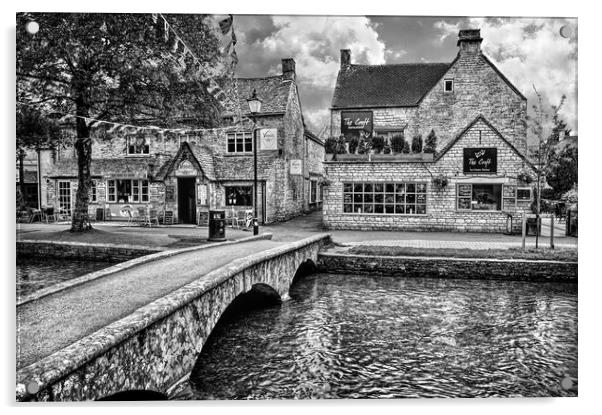 Bourton-on-the-Water, Cotswolds Acrylic by Darren Galpin