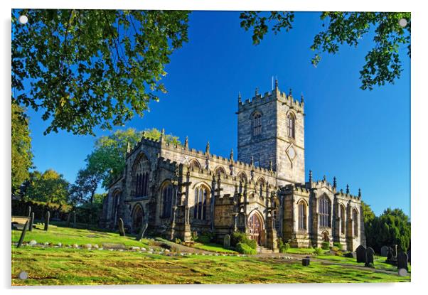 St Marys Church, Ecclesfield, Sheffield Acrylic by Darren Galpin