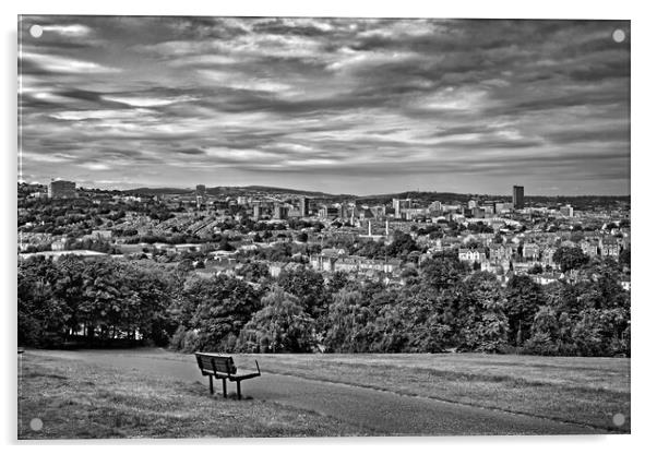 Turners View, Sheffield Acrylic by Darren Galpin