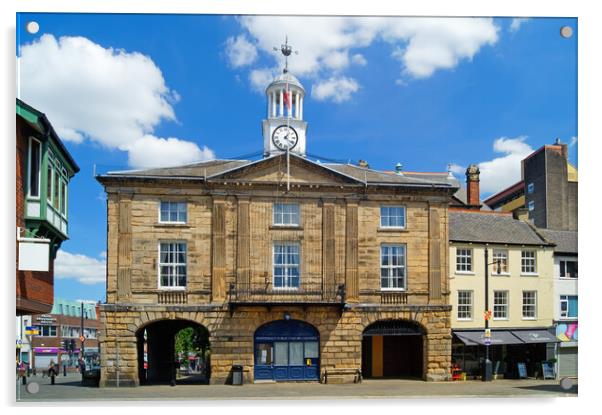 Old Town Hall, Pontefract  Acrylic by Darren Galpin
