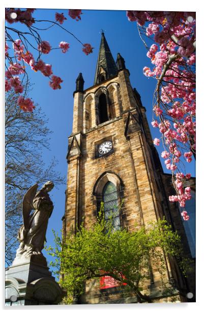 Holy Trinity Church, Elsecar Acrylic by Darren Galpin